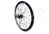 fűzött kerék 26" hátsó tárcsafékes duplafalú fekete felni, acél fekete agy, gyorskioldós LYNX