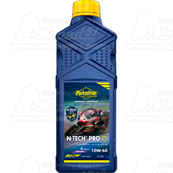 PUTOLINE N-TECH® PRO R+ 10W-60 motorkerékpár-olaj. Kiszerelés: 1L